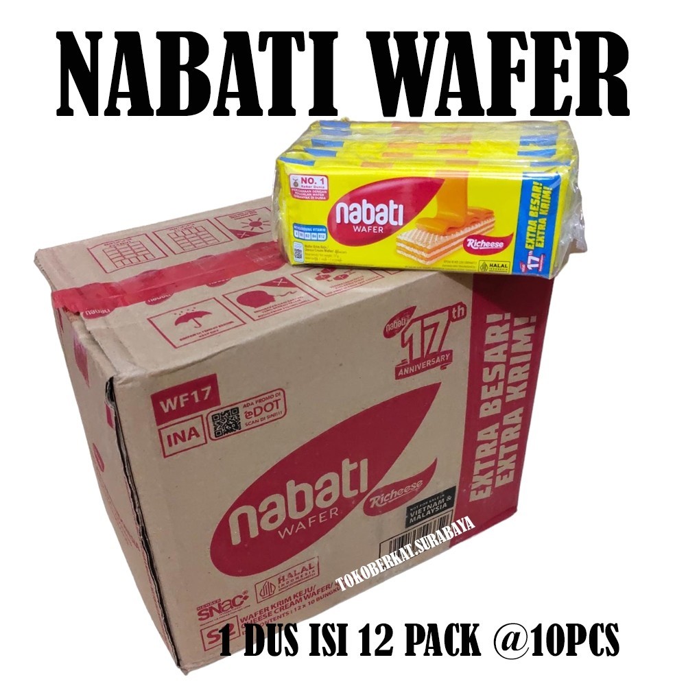 

NABATI WAFER DUS ISI 12 PACK @10PCS