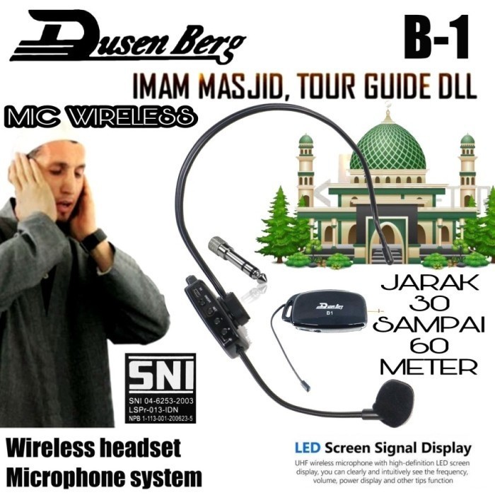 Mic imam Wireless dusenberg B 1 Bando Wireless Connect Amplifier Toa