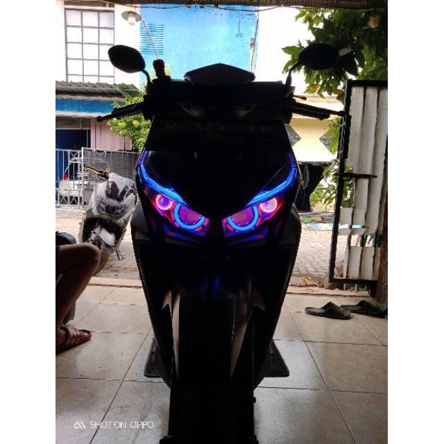Lampu Projie Vario 2015 - 2017 Komplit  l Custom Headlamp Reflektor Vario 125/150 Lampu Alis projie