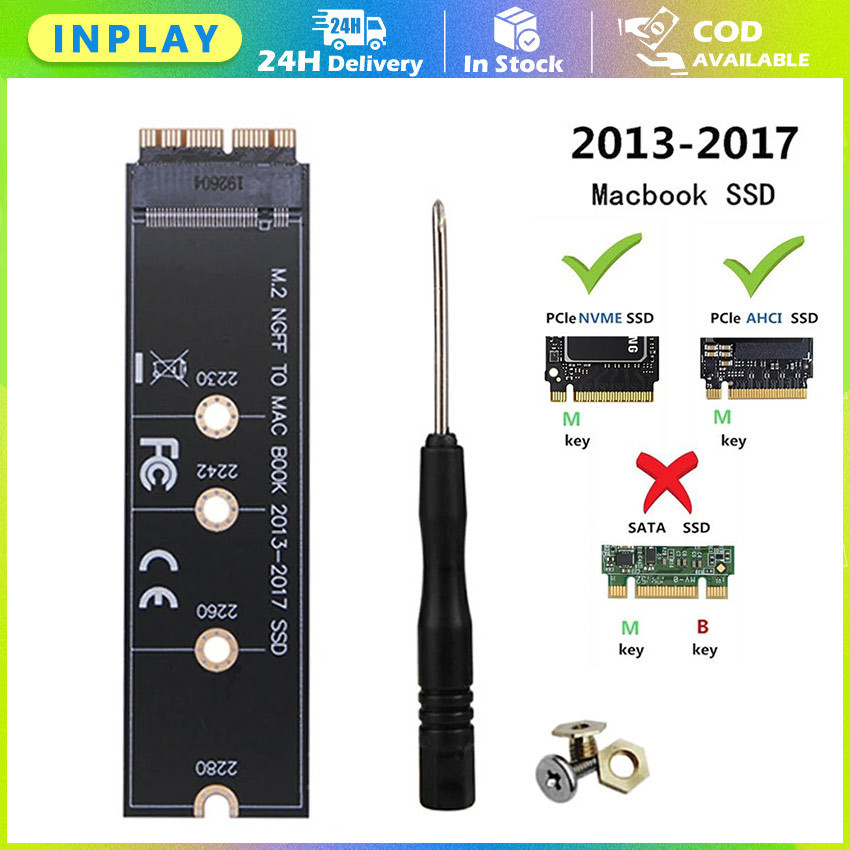 Adapter Nvme Pcie Macbook 2013 2014 2015 2016 2017 SSD Konverter Card