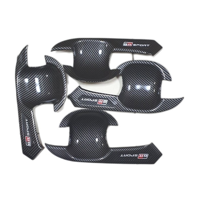 Outer handle carbon Mangkok pintu mobil Agya GR sport 2023.