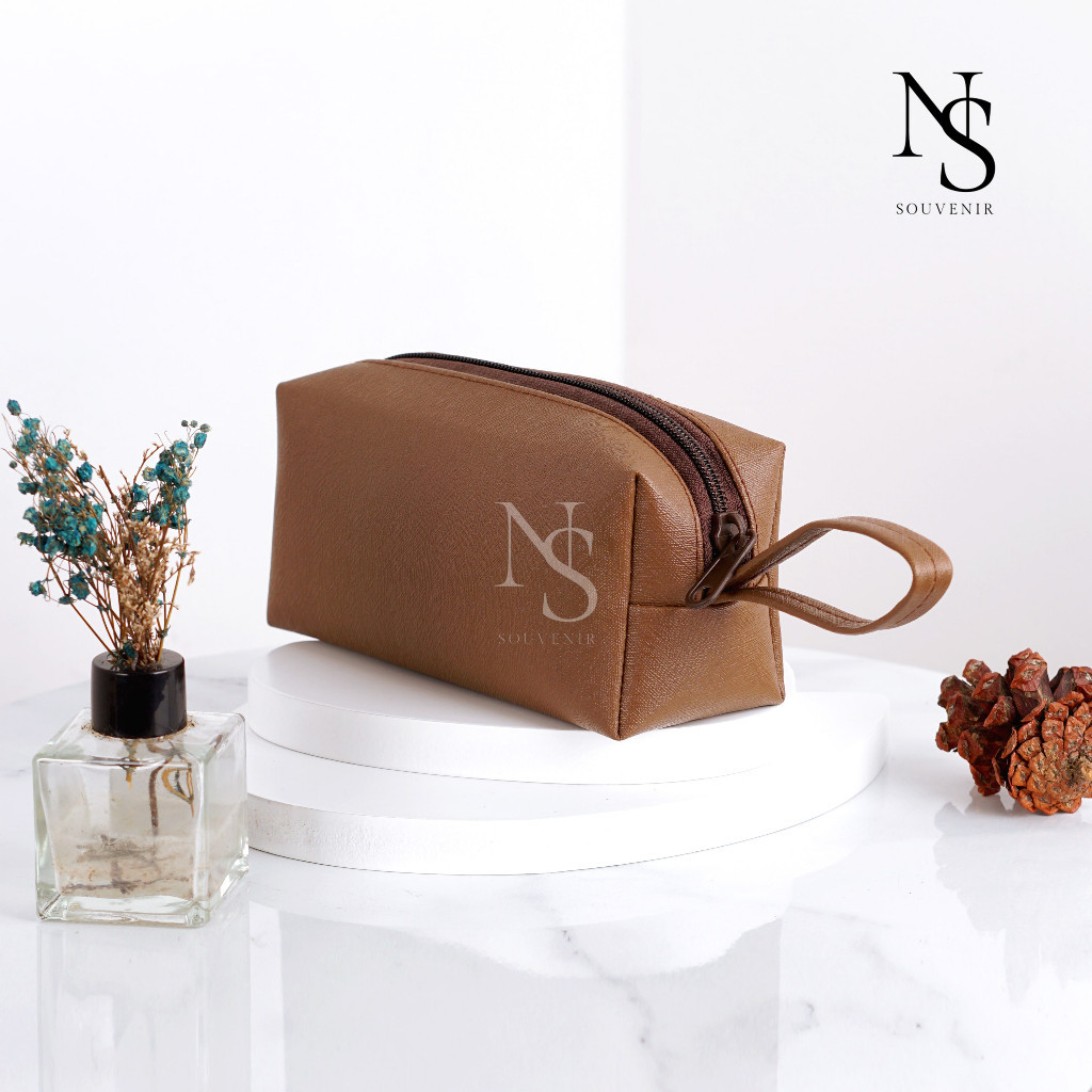 Pouch kubus botega sovenir pernikahan dompet pouch clutch kosmetik makeup murah souvenir hampers tok