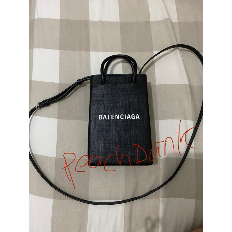(pre-loved) BALENCIAGA phone holder bag tas original