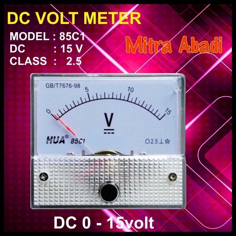 Voltmeter ANALOG DC 15V