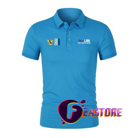 BAJU T-SHIRTS KERAH MODEL POLO AKHLAK BUMN PRIA-WANITA CJ.52