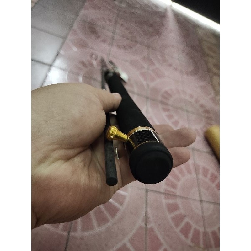 joran Daido alexa 165cm 180cm joran carbon solid gagang full busa