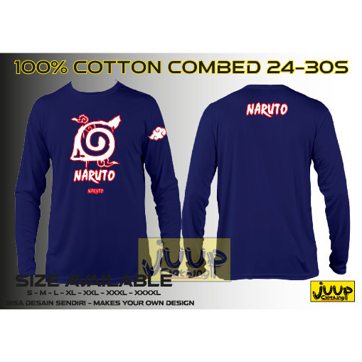 KAOS BAJU PAKAIAN PRIA LENGAN PANJANG NARUTO CJ.52