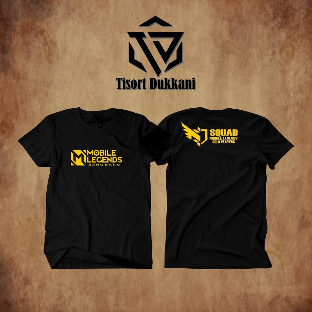 baju kaos mobile legend squad solo player dewasa dan anak anak