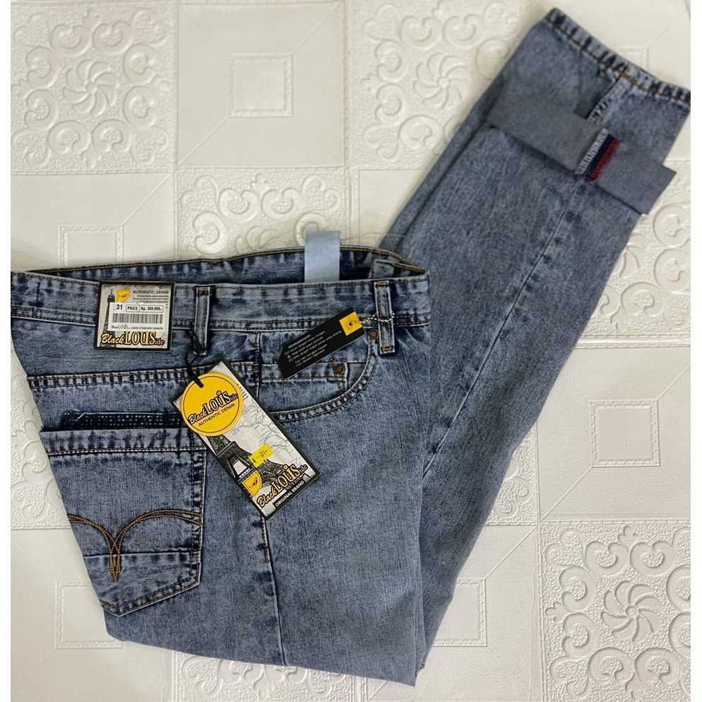 Terbaru Bisa Bayar Di Tempat (COD) zee Lois ORIGINAL,Celana Jeans Panjang Pria - zee Lois ORIGINAL C
