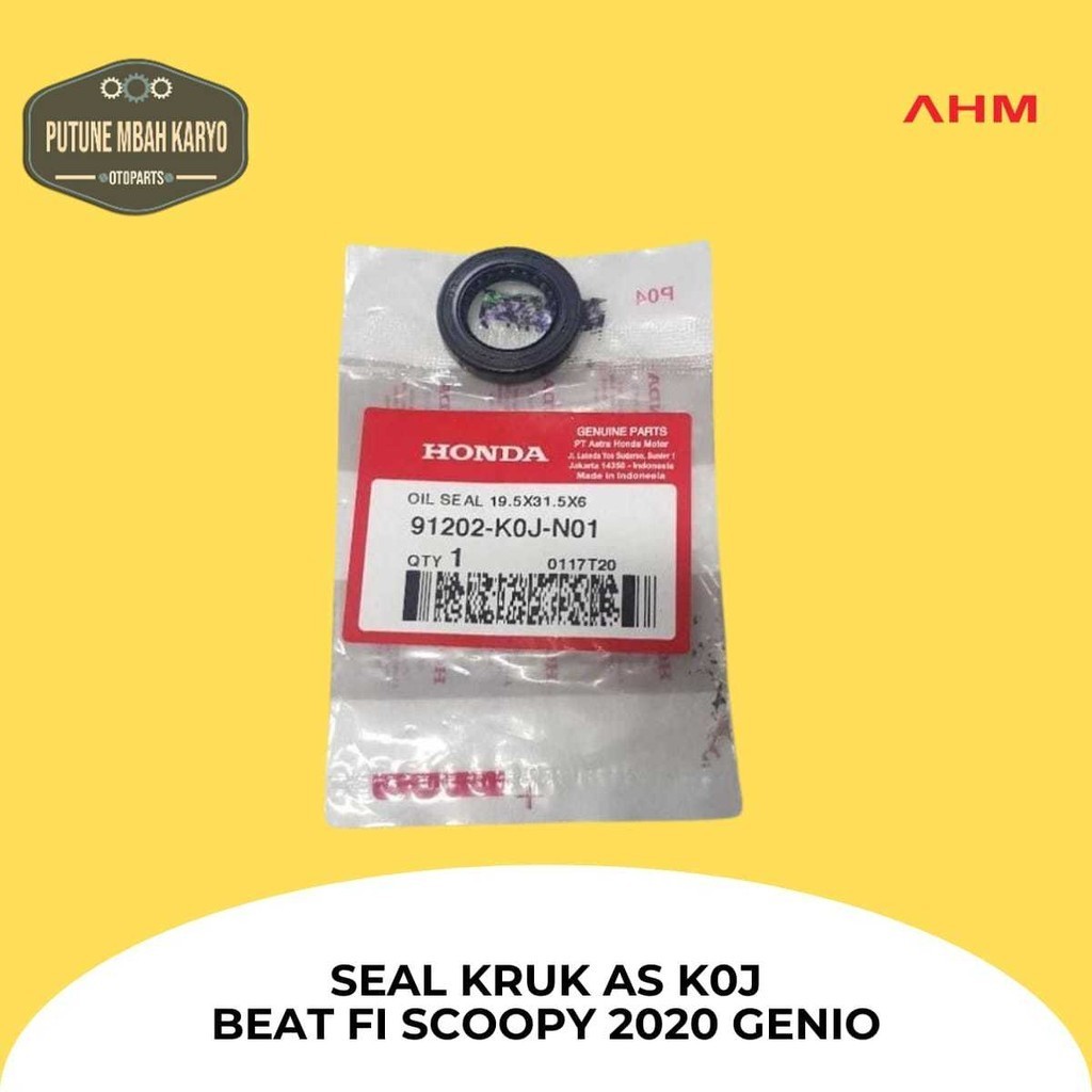 Seal Kruk As CVT K0J Motor Beat 2020 Genio Scoopy | Suku Cadang Motor