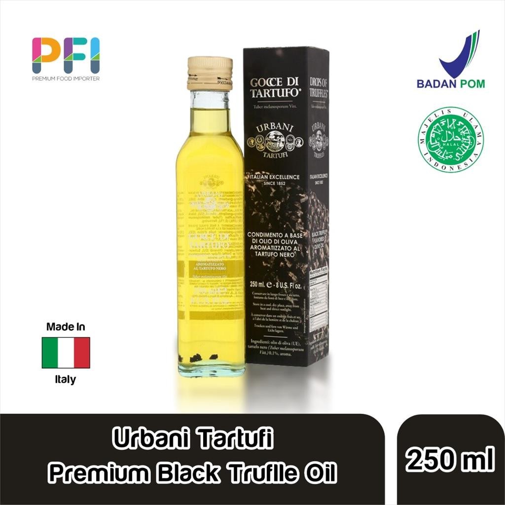

Urbani Black truffle oil minyak zaitun dengan truffle premium 250 ml