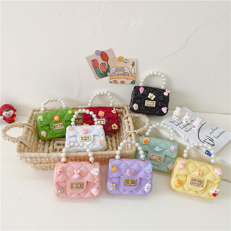 PX 455 Tas Jelly Mini Kartun 3D - Tas Jelly Sticker Kartun