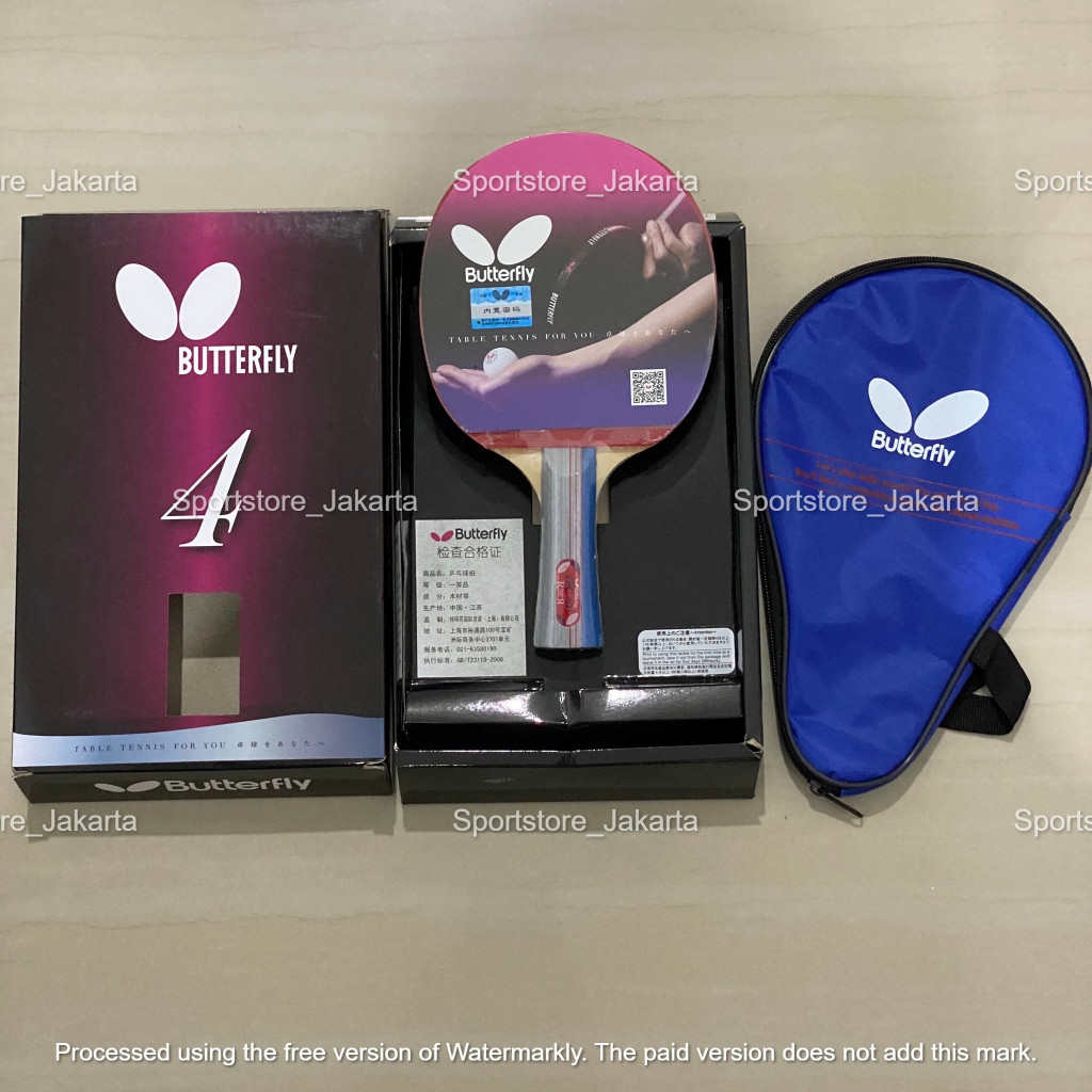 Bet Pingpong Bat Tenis Meja Bat Pingpong Butterfly TBC 401 ORIGINAL