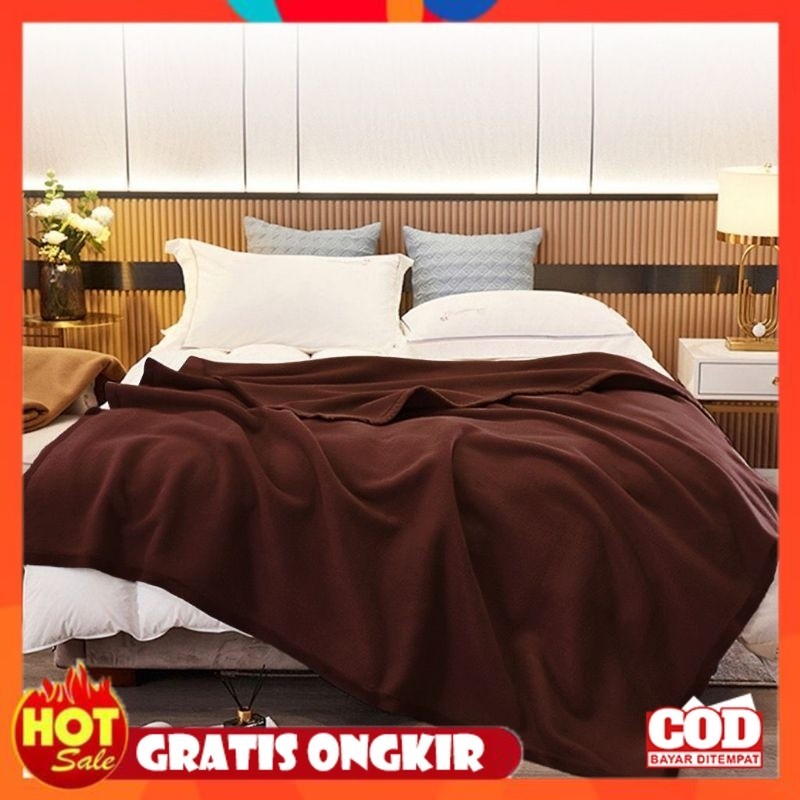 KAIN HALUS ADEM LEMBUT TEBAL / Selimut Bulu Polos