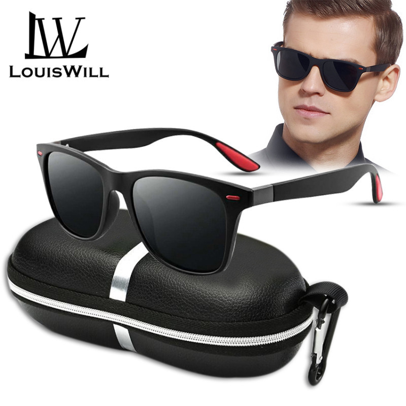 Wy Ting Men Sunglasses Polarized Sunglasses UV400 Sunglasses Day Night Dual Use Safety Driving Night