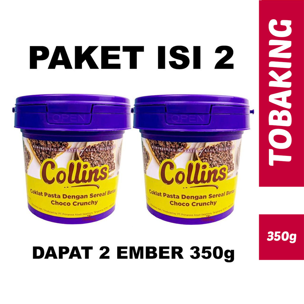 

JATIM - Paket 2x COLLINS CHOCO CRUNCHY 350gr