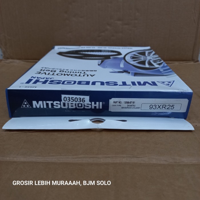 TIMING BELT ESPASS 1.3 S89 S91 CLASSY 93XR25 MITSUBOSHI ASLI