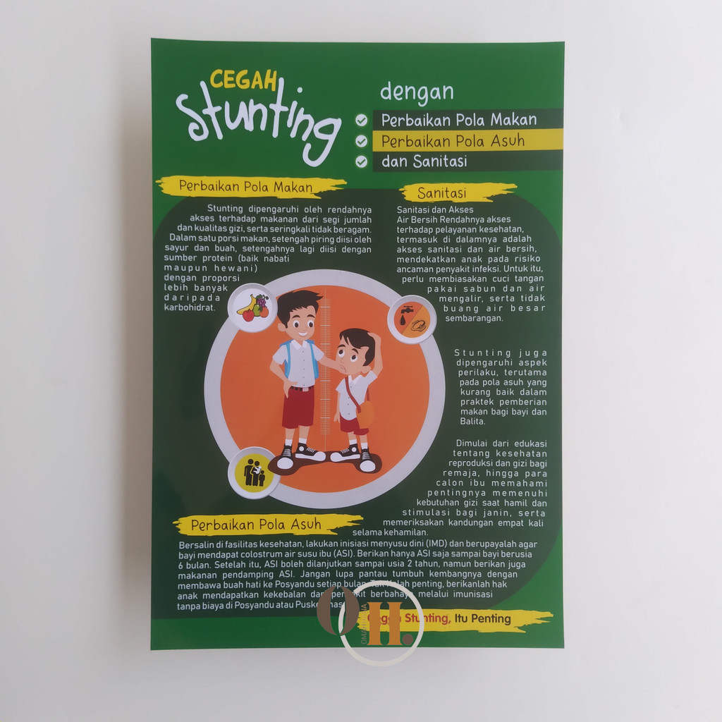 Poster cegah stunting - Poster gizi - Poster stunting