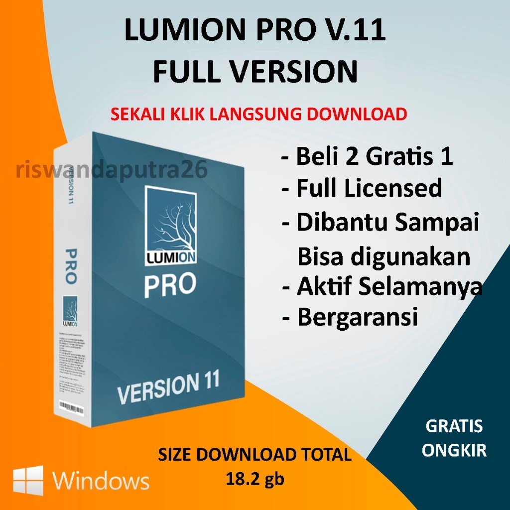 [wl] LUMION 11 FULL VERSION - SOFTWARE MURAH - APLIKASI