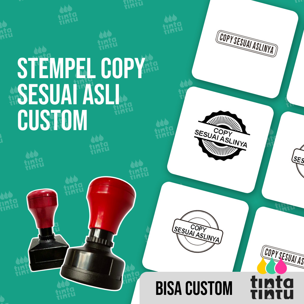 

Stempel Copy Sesuai Asli Custom