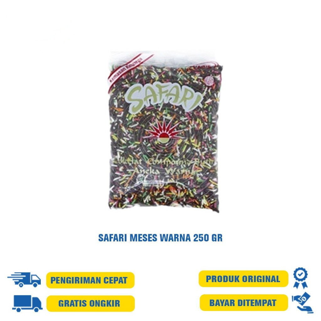 

SAFARI MESSES SERES COKLAT & WARNA 100GR/250GR