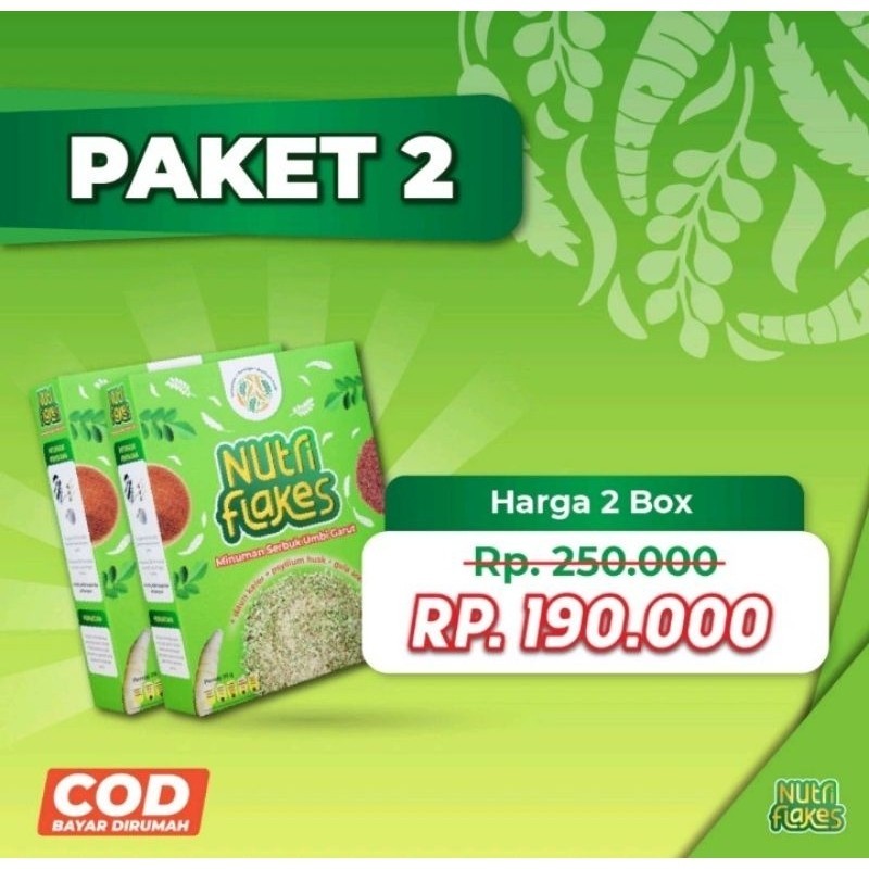 

Nutriflakes - Sereal Umbi Garut Bantu Atasi Asam Lambung Dan Gerd 2 Box