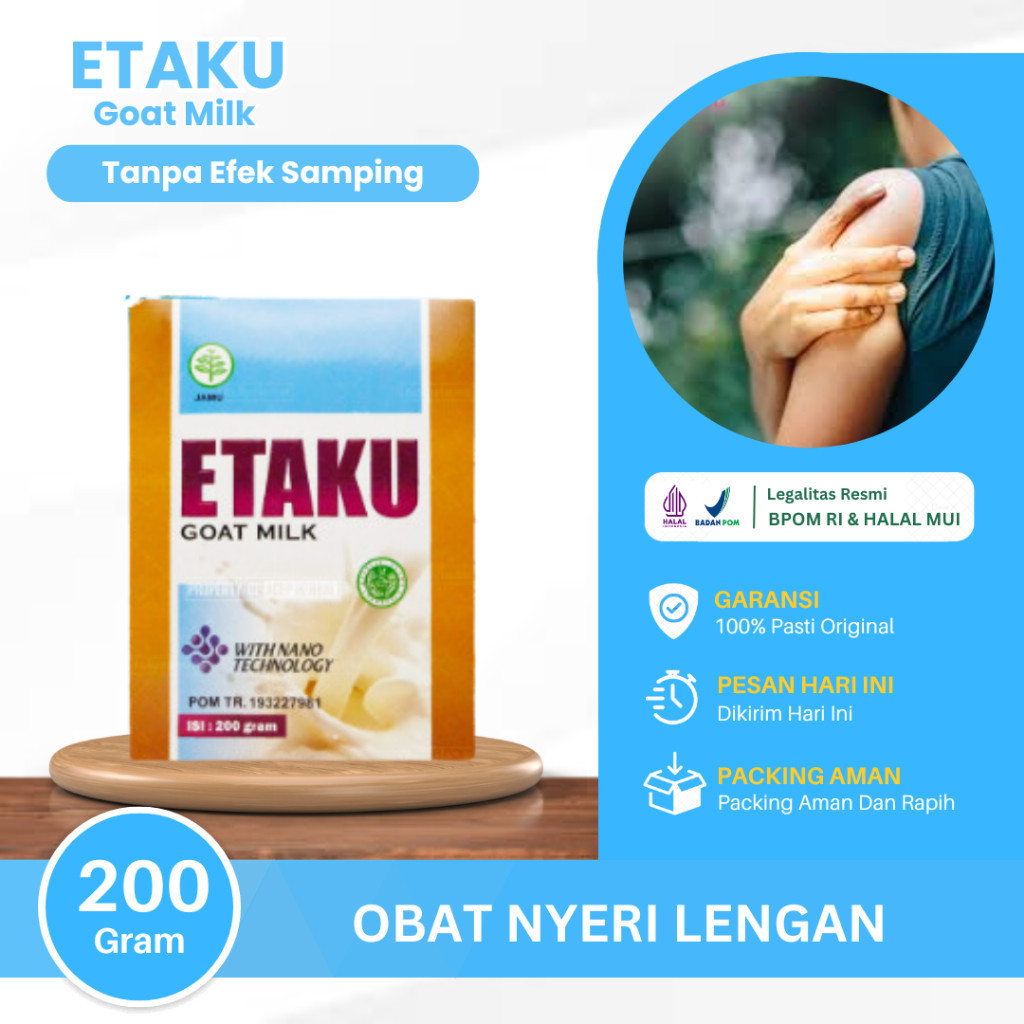 

Flashsale Etaku Disc 1 Box 45% Obat Nyeri Lengan, Nyeri Otot Lengan Kanan Atas, Sakit Tulang Lengan Tangan, Nyeri Sendi Lengan, Nyeri Lengan Kanan / Kiri, Sakit Di Lengan, Nyeri Pengapuran Lengan, Penghilang Pegal Linu Di Lengan, Sakit Persendian