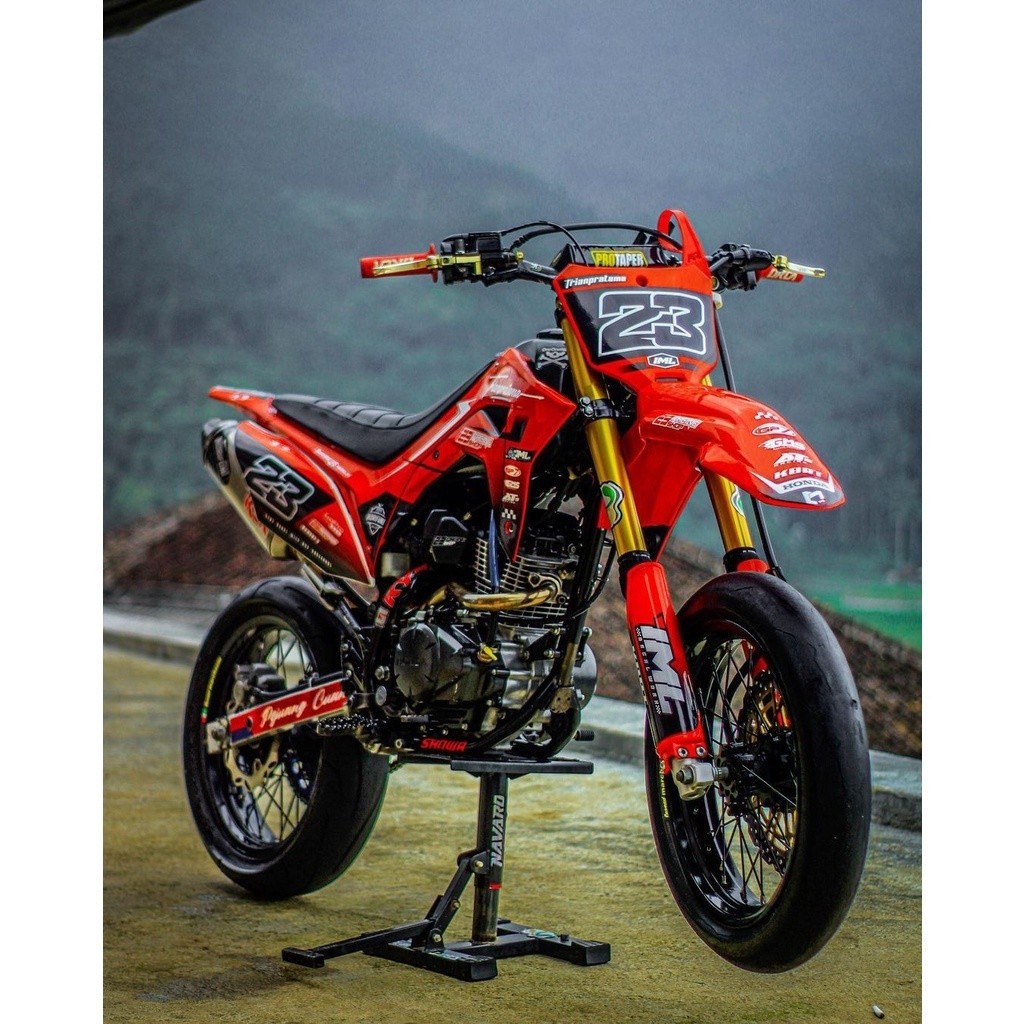 Decal Crf 150L fullbody decal crf merah