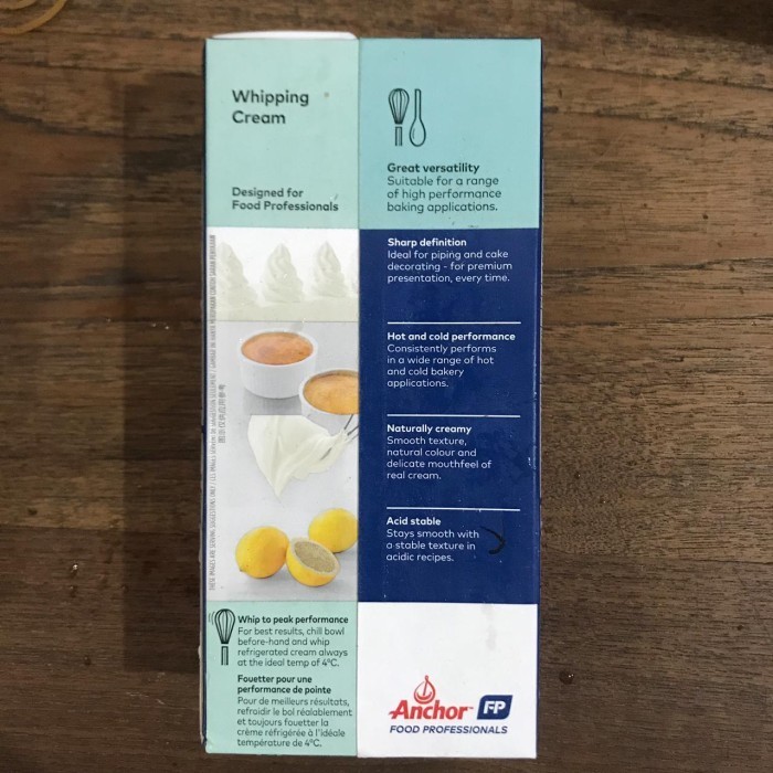 

GOSEND ONLY - Anchor Whipping Cream / Whip Cream 1liter