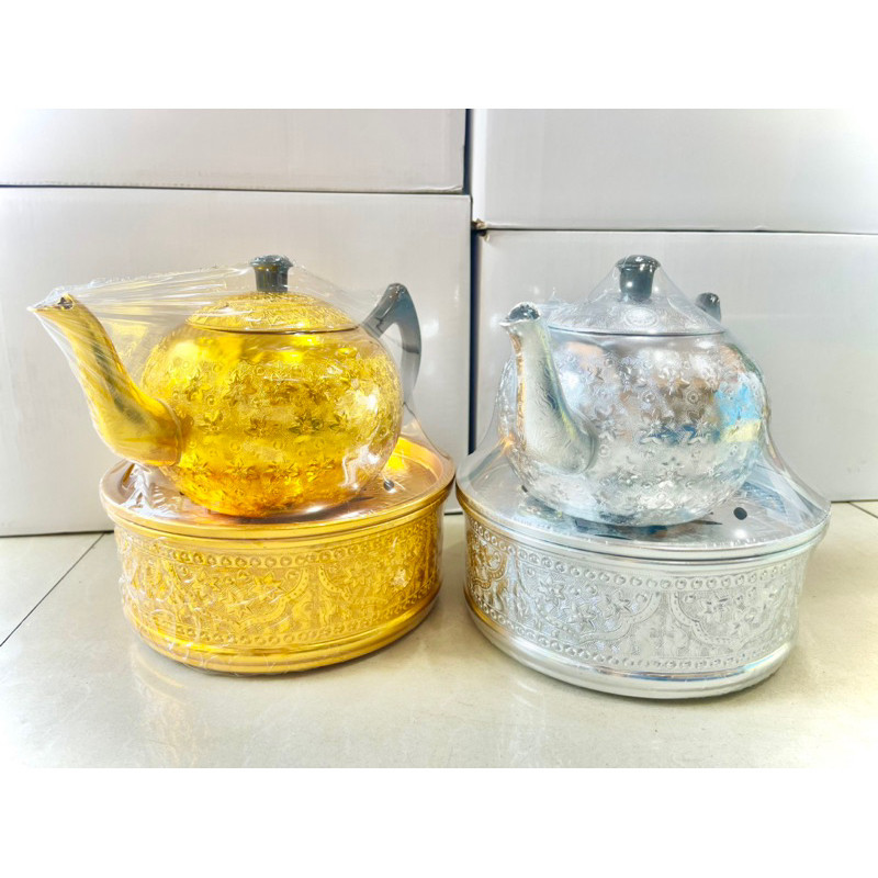 Golden Arabian Kettle Wash Hand Teko Cuci Tangan teko estetik arab emas Stainless steel