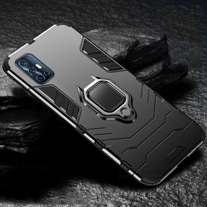 CASE VIVO V19 V20 V20 SE V21 V21 SE RUGGED ARMOR ROBOT STANDING IRING