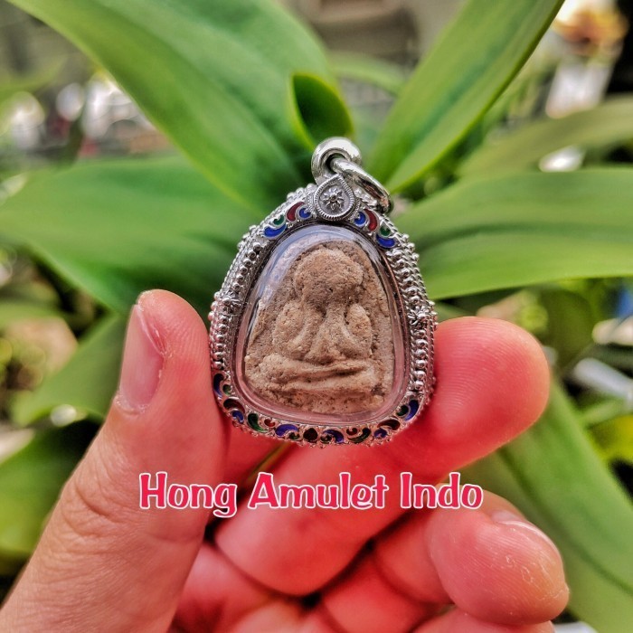 Amulet Pidta First Batch Kruba KhanKaew Anti 1000 Black Magic