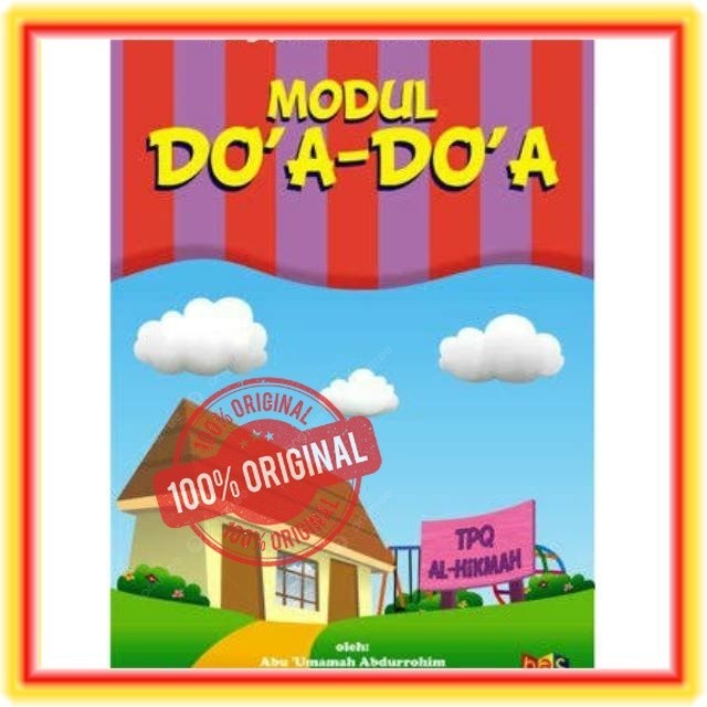 Buku Modul Doa Untuk Anak TPA TPQ Madrasah Diniyah