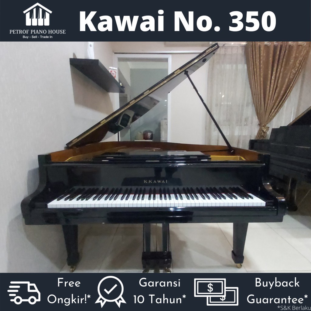 promo spesial meledak Kawai No.350 Grand Piano Bekas Second