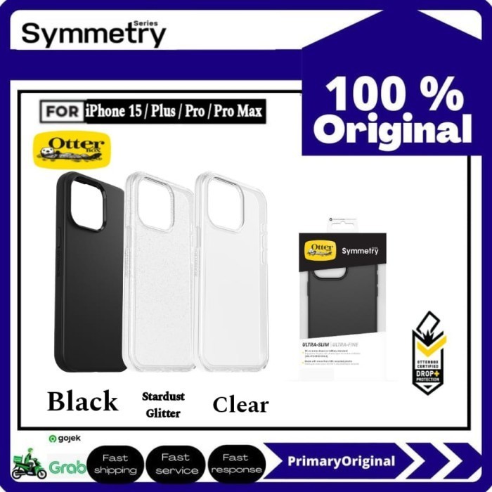 OTTERBOX Case iPhone 15 Pro Max 15 Pro OTTERBOX Symmetry Casing - Primary Cares