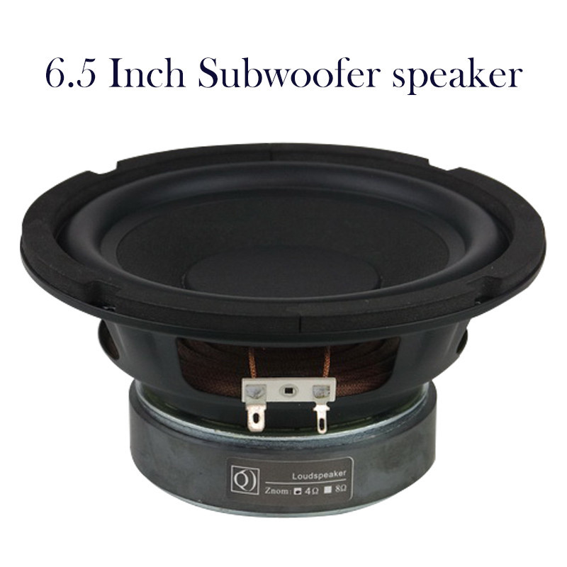 6.5 Inch Subwoofer Speaker 4 Ohm 4 Ohm 50W Woofer Sound Audio Speaker Hifi Music Home Theater Amplif