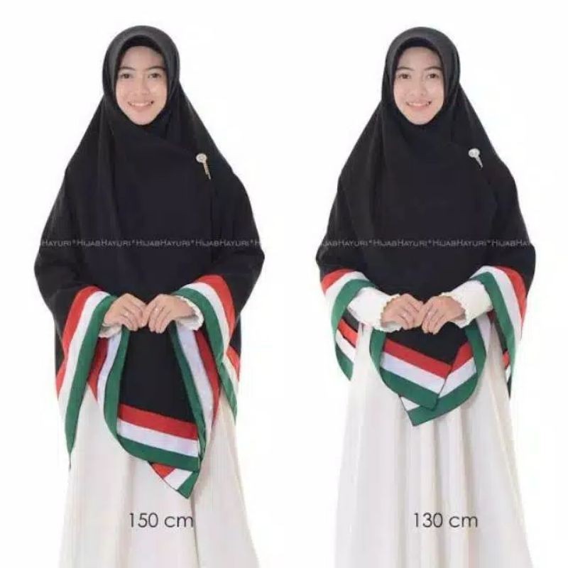 HIJAB PALESTINA SEGI EMPAT 130CM DAN 150CM Jilbab PALESTINA SEGI EMPAT KRUDUNG PALESTINA SEGI EMPAT 