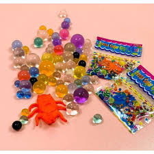 [3 SACHET] Water Beads Hydrogel Multicolor Sea Animal Bola dan Hewan Rendam di Air- Mainan Anak Rend