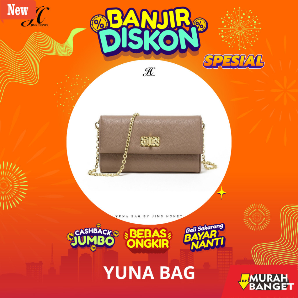 Selempang Wanita Kekinian JIMS HONEY TAS SELEMPANG WANITA YUNA BAG TERBARU 2023