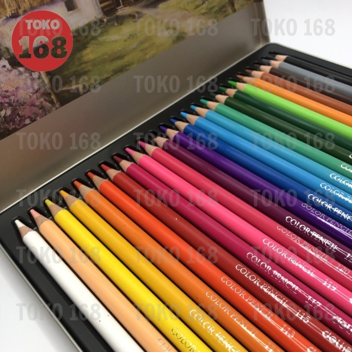 

✨LARIS✨ -DELI Color Pencil / Pensil Warna 24 Warna 6565 (SET)