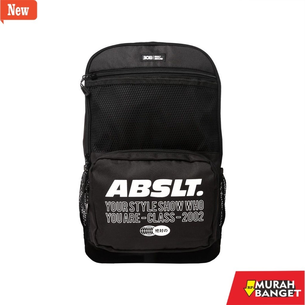 Tas Ransel Pria Kekinian 308 Absltunscrd - Tas Ransel BAG LAPTOP ABSLT YOUR STYLE GLOBE - Black
