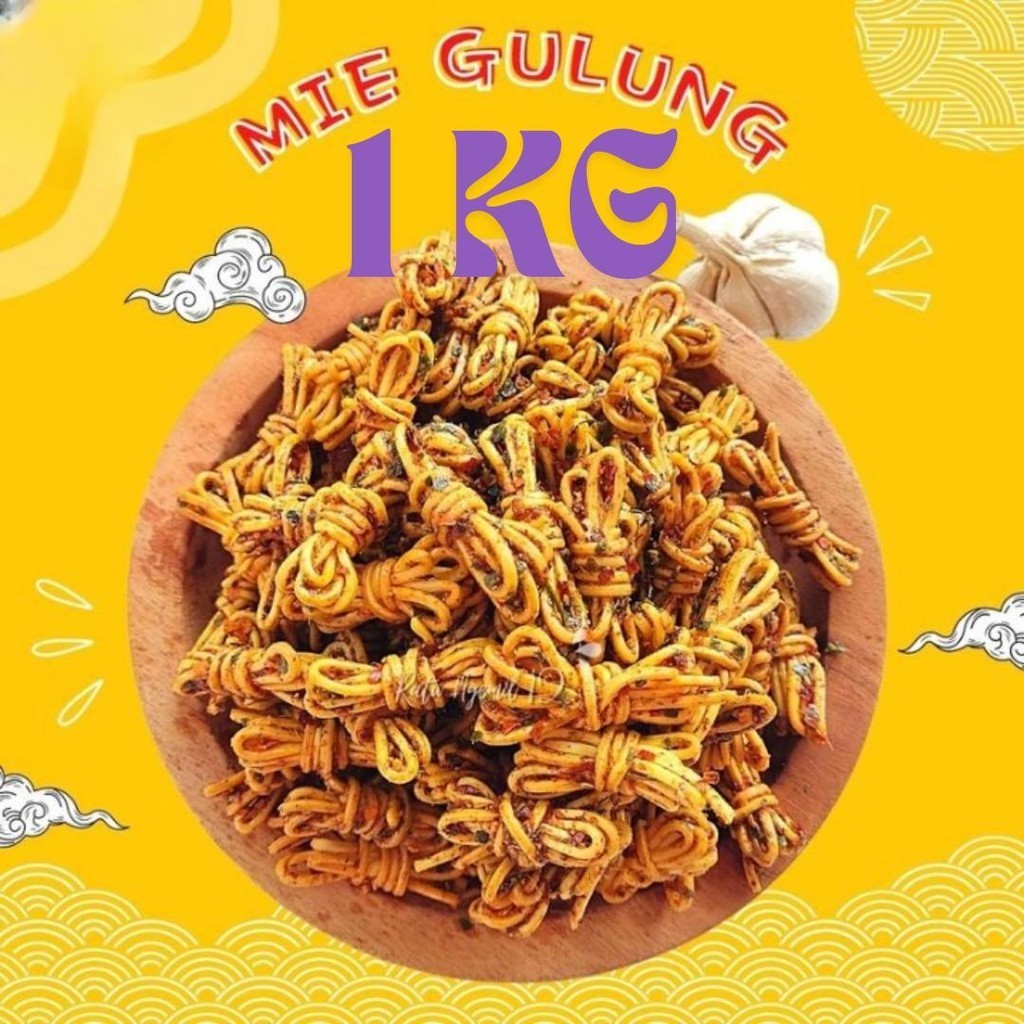 

1KG MIE GULUNG VIRAL PEDAS DAUN JERUK