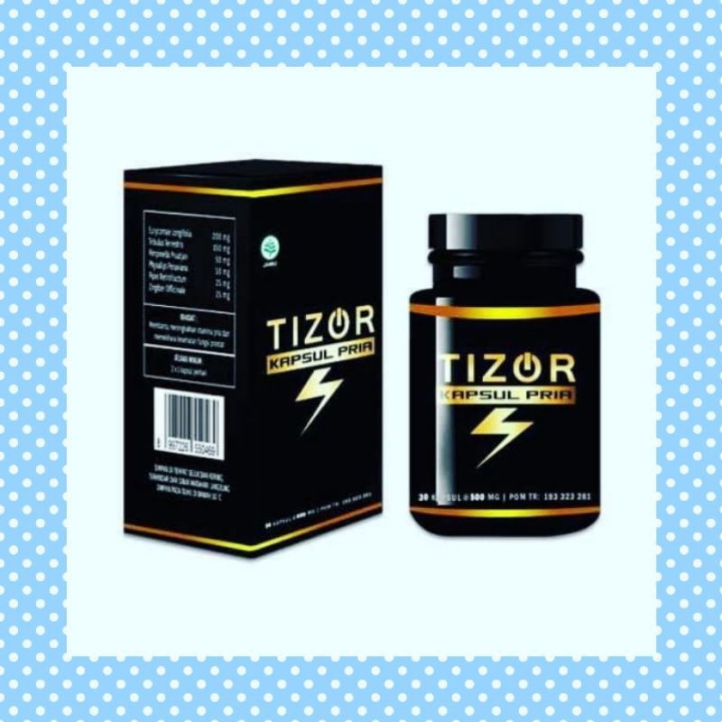 TIZOR ORIGINAL KAPSUL PRIA HERBAL ANTI PROSTAT PENAMBAH ST-MINA PRIA BRO(Gratis ongkir + Termurah)