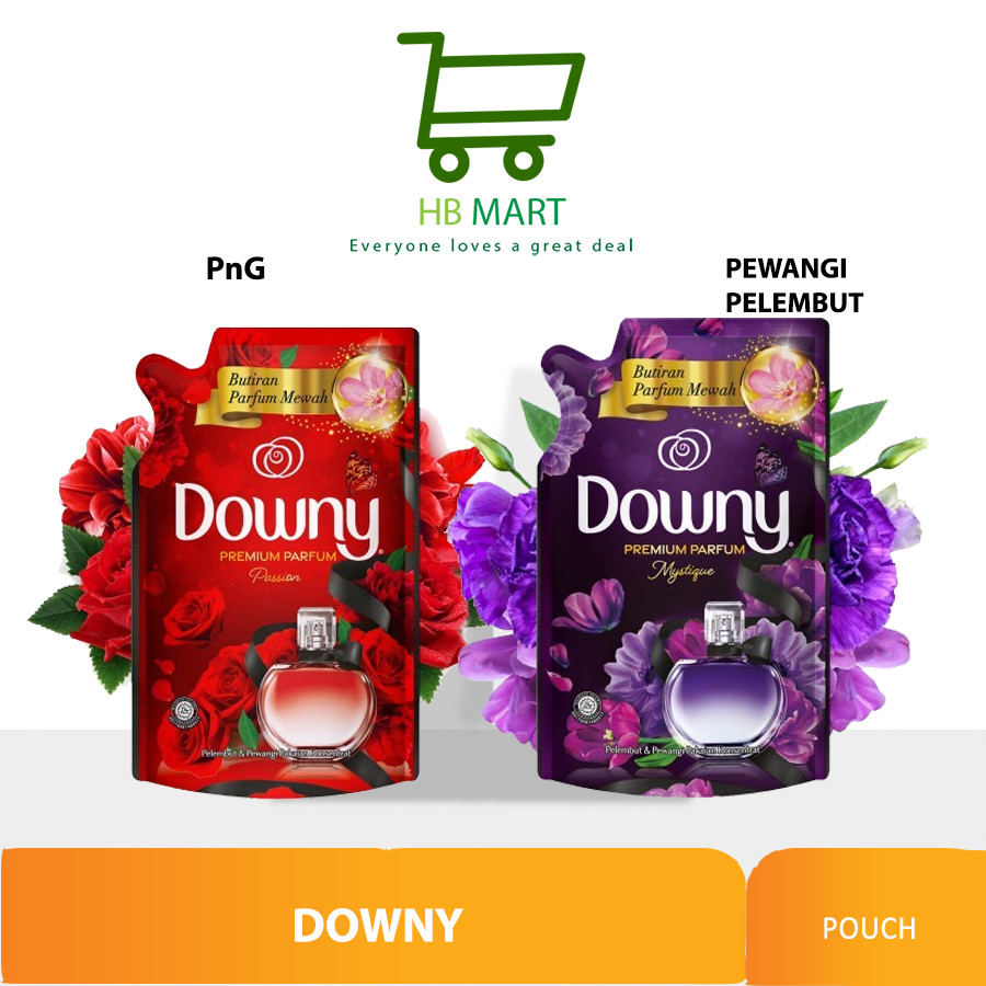 DOWNY PELEMBUT & PEWANGI REFILL POUCH 600ML