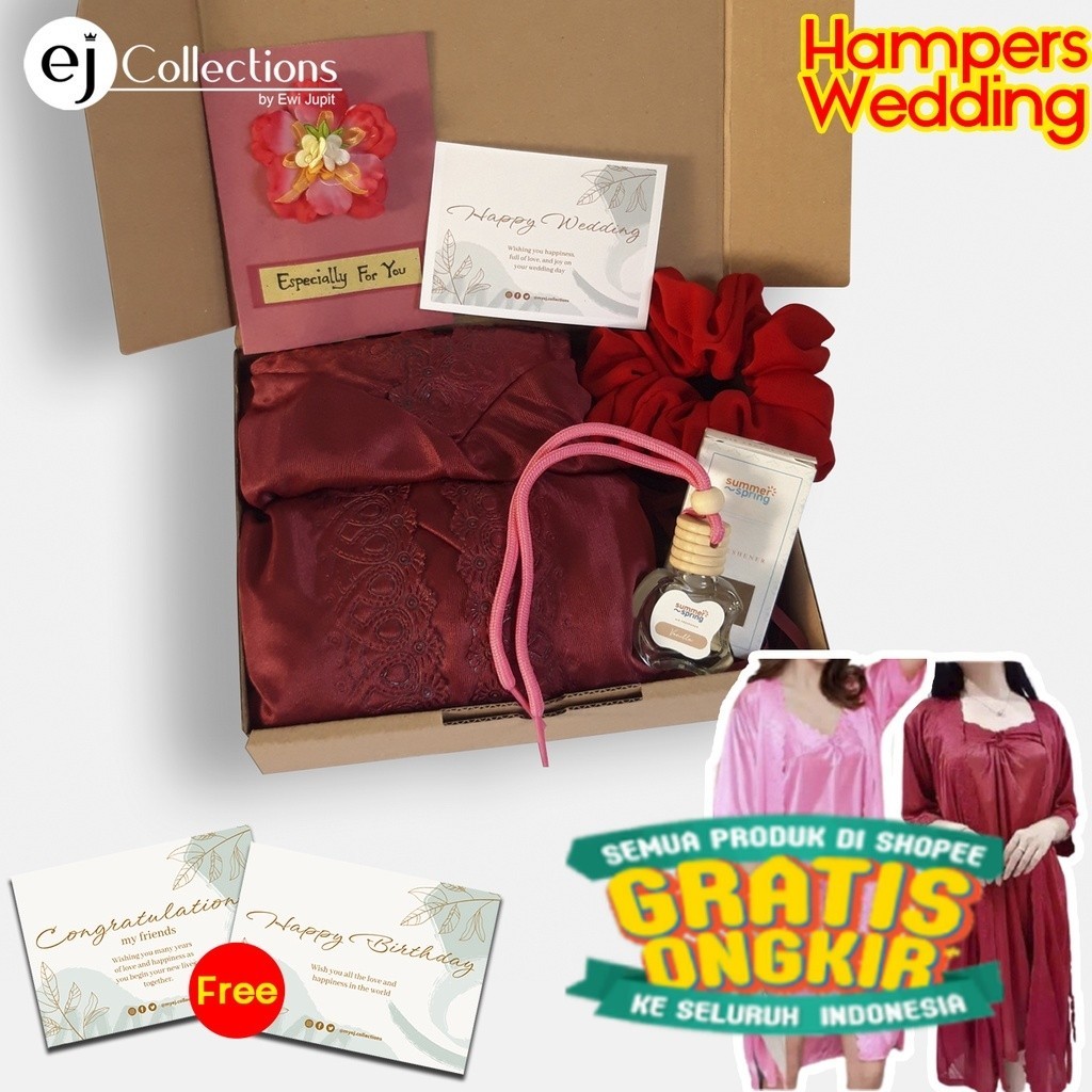 Kado Pernikahan Hampers Wedding PREMIUM UNIK EXCLUSIVE/ Spesial box mewah