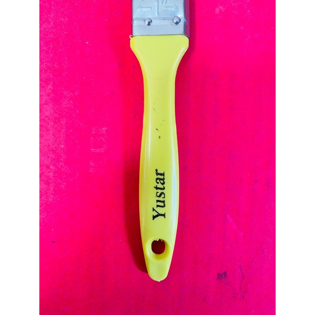 

Kuas Cat Satuan Ukuran 1 Inch gagang plastik PVC kayu Merk Yustar