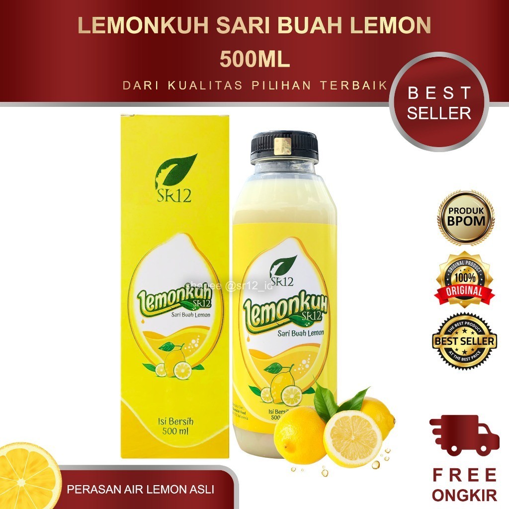 

LEMONKUH 500ML SR12 / LEMONKUH SR12 / SARI BUAH LEMON SR12