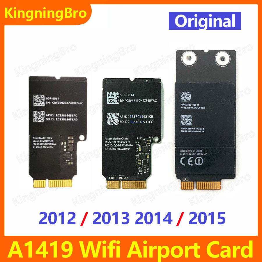Original Bluetooth Wifi Airport Card BCM94360CD BCM943602CDP For Apple iMac 27" A1419 2012 2013 2014