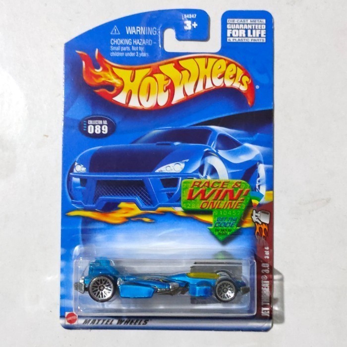 Hotwheels Jet Threat 3.0 biru