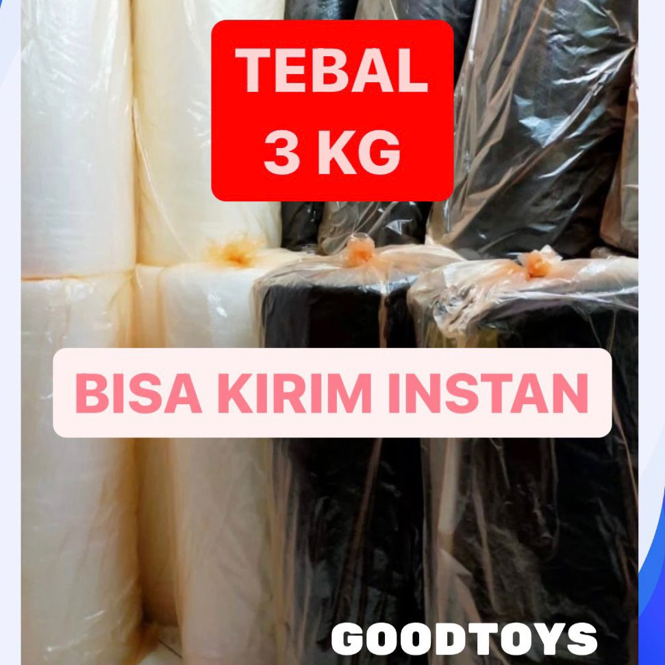 

Graziaa - BUBBLE WRAP TEBAL 125cm x 50m GRATIS ONGKIR WARNA HITAM BENING